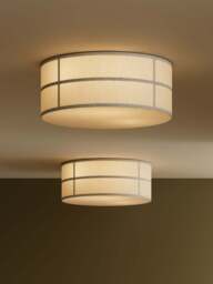Handmade Linen Ceiling Lamp Hashira - thumbnail 3