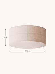 Handmade Linen Ceiling Lamp Hashira - thumbnail 9