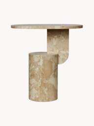 Oval Marble Side Table Insert - thumbnail 1