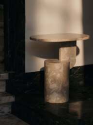 Oval Marble Side Table Insert - thumbnail 3