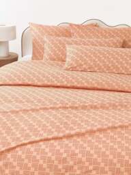 Geometric Print Cotton Percale Pillowcase Inki - thumbnail 2