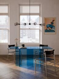 Glass Dining Table Anouk, 180 X 90 cm - thumbnail 2