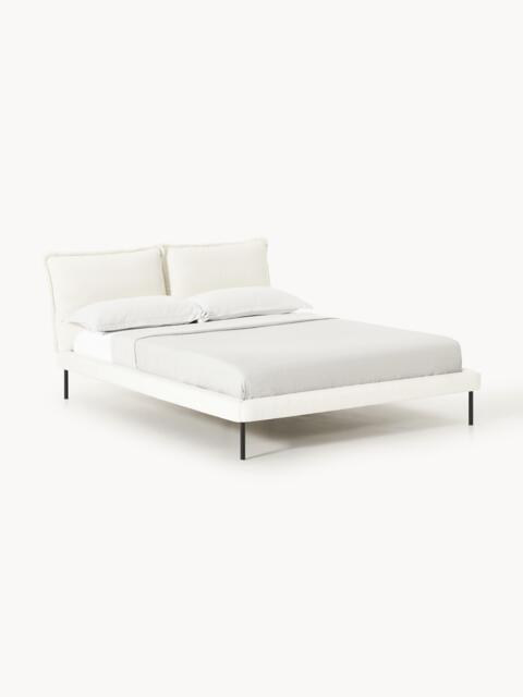 Upholstered Teddy Bouclé Bed Amelia - image 1