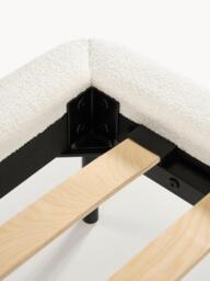 Upholstered Teddy Bouclé Bed Amelia - thumbnail 7