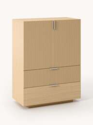 Wooden Highboard Sato - thumbnail 1