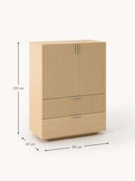 Wooden Highboard Sato - thumbnail 9