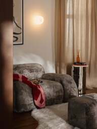 Opal Glass Wall Lamp Baya - thumbnail 5