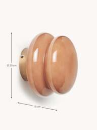 Opal Glass Wall Lamp Baya - thumbnail 7