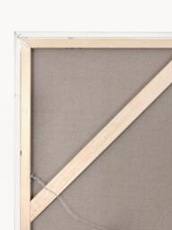 Hand-Painted Canvas Art White Noir - thumbnail 4