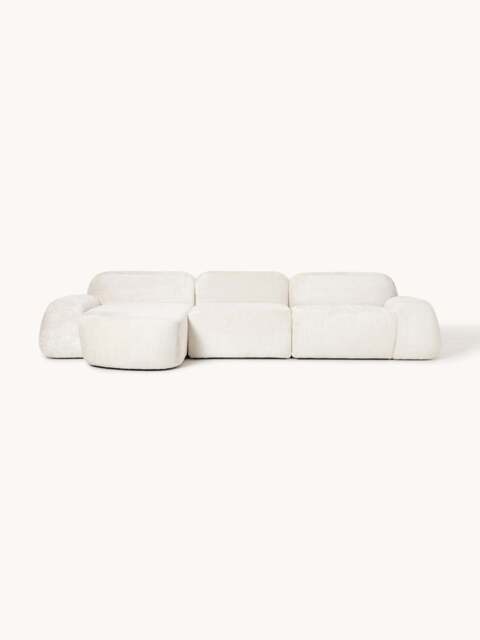 Modular Teddy Bouclé Corner Sofa Wolke (4-seater) - image 1