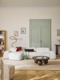 Modular Teddy Bouclé Corner Sofa Wolke (4-seater) - thumbnail 8