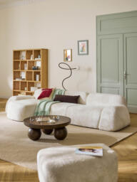 Modular Teddy Bouclé Corner Sofa Wolke (4-seater) - thumbnail 9