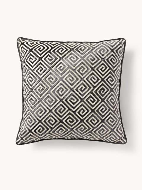 Velvet Cushion Cover Solenne with Chenille Embroidery - image 1