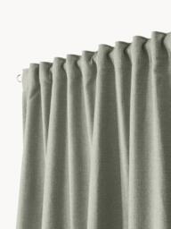 Opaque Multi-Band Curtains Jensen, Set of 2, W 130 cm - thumbnail 4