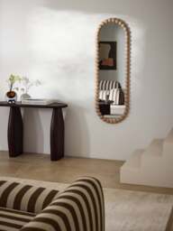 Full-Length Wall Mirror Ayu with Ash Wood Frame - thumbnail 6