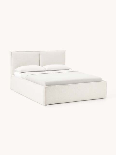 Upholstered Bouclé Bed Dream with Storage