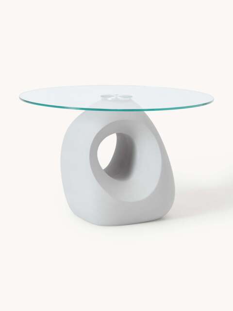 Round Dining Table Linus with Glass Top, in various sizes - image 1