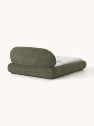 Upholstered Teddy Bouclé Bed Alba - thumbnail 4