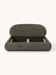 Upholstered Teddy Bouclé Bed Alba - thumbnail 8