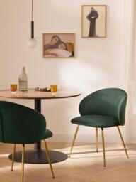Upholstered Velvet Chairs Luisa, Set of 2 - thumbnail 3