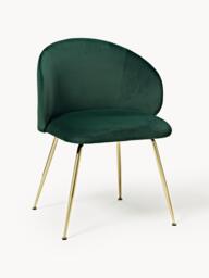 Upholstered Velvet Chairs Luisa, Set of 2