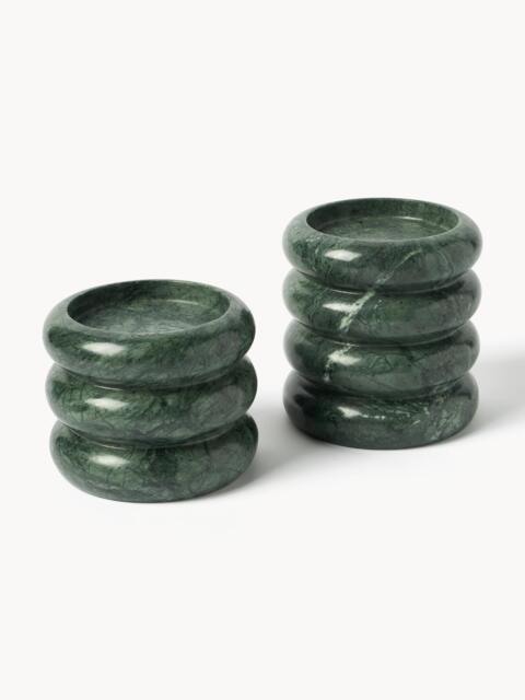 Marble Candle Holders Orta, Set of 2 - image 1