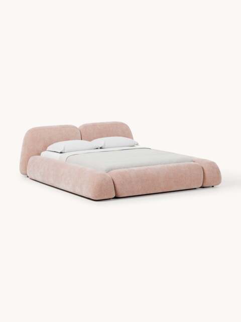 Upholstered Bed Wolke with Storage