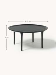Round Mango Wood Coffee Table Jeani - thumbnail 7
