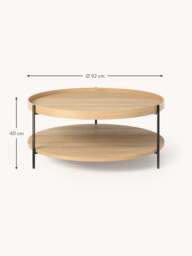 Round Wooden Coffee Table Renee - thumbnail 7