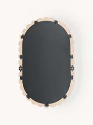 Oval Wall Mirror Ayu with Ash Wood Frame - thumbnail 5