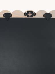 Oval Wall Mirror Ayu with Ash Wood Frame - thumbnail 4