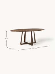 Oval Dining Table Amella, in various sizes - thumbnail 9