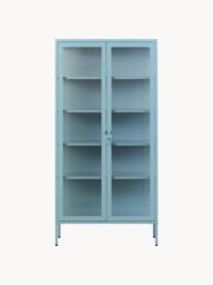 Metal Display Cabinet The Collector with Ribbed Glass - thumbnail 4
