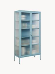 Metal Display Cabinet The Collector with Ribbed Glass - thumbnail 3