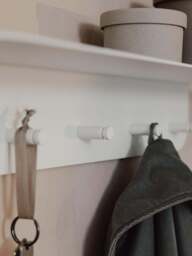 Steel Wall Rack Malou, W 60 cm - thumbnail 4