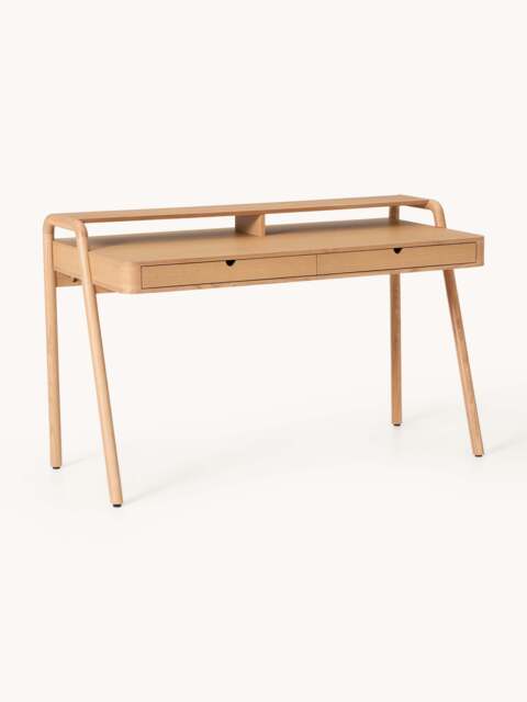 Wooden Desk Evrak with Drawers - image 1