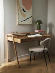 Wooden Desk Evrak with Drawers - thumbnail 3
