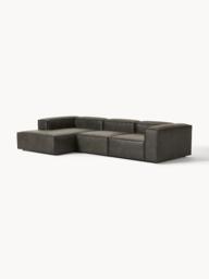 Modular Leather Corner Sofa Lennon (4-seater) - thumbnail 3