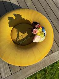 Inflatable Round Pouf Float, Ø 100 - thumbnail 5