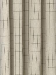 Organic Cotton Shower Curtain Chambray, Water-Repellent - thumbnail 3