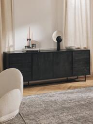 XL Mango Wood Sideboard Luca - thumbnail 2