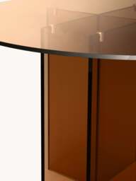 Round Glass Dining Table Anouk, in various sizes - thumbnail 5