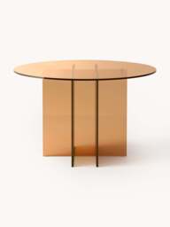 Round Glass Dining Table Anouk, in various sizes - thumbnail 4