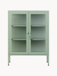 Metal Display Cabinet The Mixer with Ribbed Glass - thumbnail 4