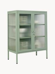 Metal Display Cabinet The Mixer with Ribbed Glass - thumbnail 3