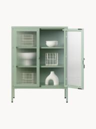 Metal Display Cabinet The Mixer with Ribbed Glass - thumbnail 5