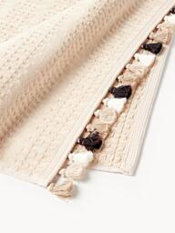 Velour Towel Set Tallulah with Decorative Fringes, in various set sizes - thumbnail 3