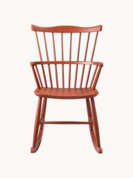 Handmade Beech Wood Rocking Chair J52G - thumbnail 4