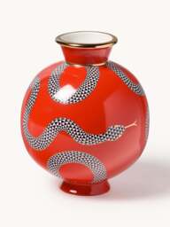 Porcelain Vase Eden with Gold Accents, H 23 cm - thumbnail 1