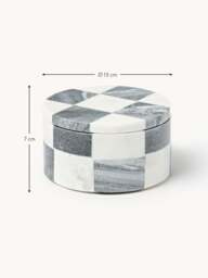 Westwing Crosby Studios, Marble Jewellery Box Carreaux with Lid - thumbnail 7